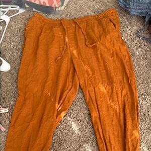 Women’s  Orange Casual Pants